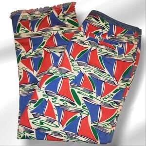 Tommy Colorful Sailboat Print Pants